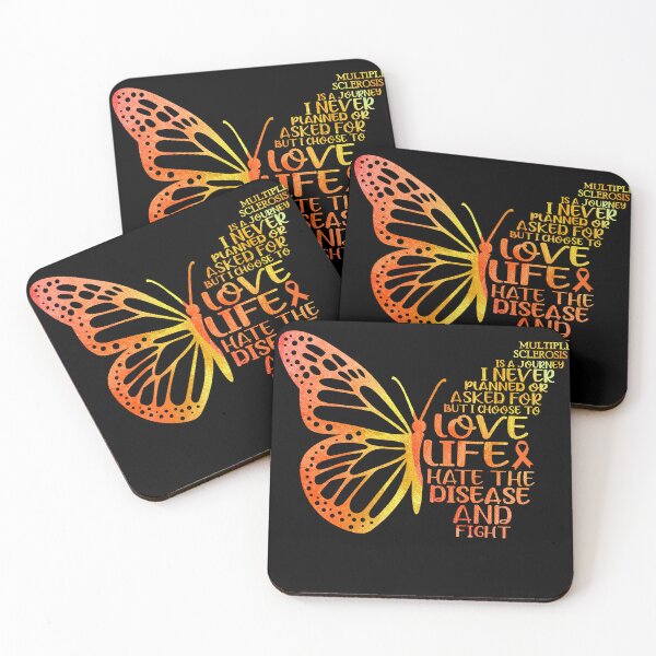 Item preview, Multiple Sclerosis is a journey I NEVER planned or asked for but i choose to LIVE LIFE hate the disease and FIGHT designed and sold by KatMercerr.