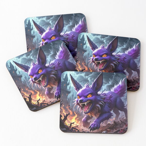 Item preview, Demon Fox Monster On A Rampage designed and sold by NerdscapeDC.