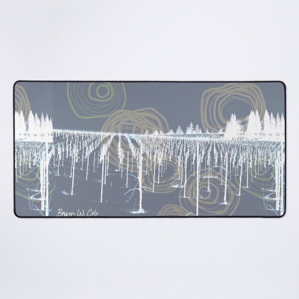 Item preview, Forest Spirals Blue & Grey designed and sold by Bryan W. Cole.