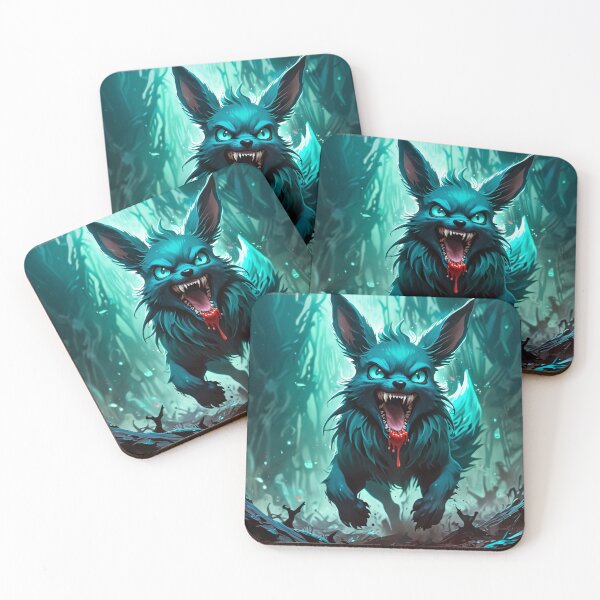 Item preview, Demon Fox Monster On A Rampage designed and sold by NerdscapeDC.