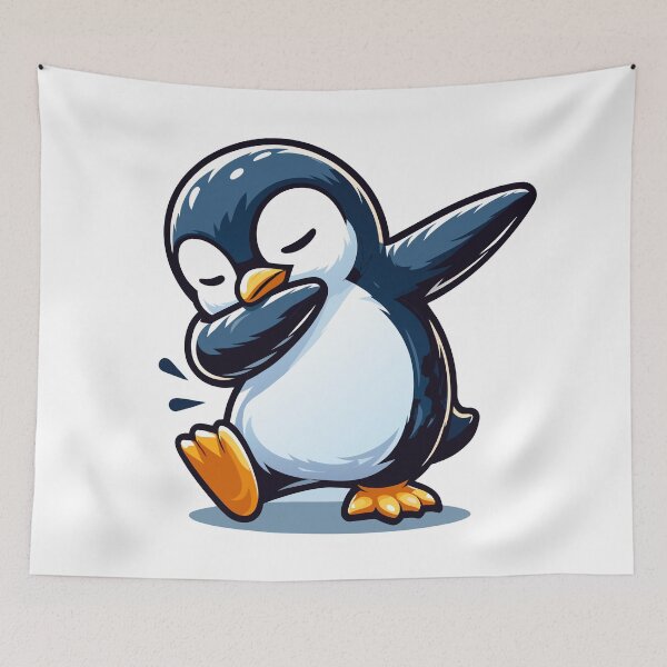 Item preview, Cute Penguin Dabbing designed and sold by Designowner.