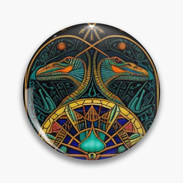 Item preview, Abstract Ancient Egyptian Crockodile Art  designed and sold by TheDarkWardrobe.