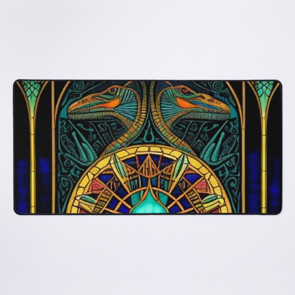 Item preview, Abstract Ancient Egyptian Crockodile Art designed and sold by TheDarkWardrobe.