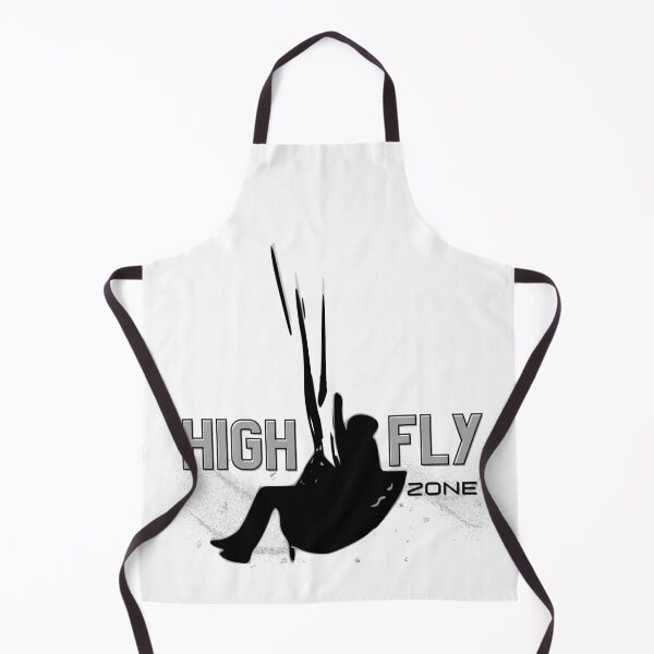 Item preview, High Fly Zone silhouette vector of a Paragliding pilot in flight designed and sold by Origens by Ruben G.T..