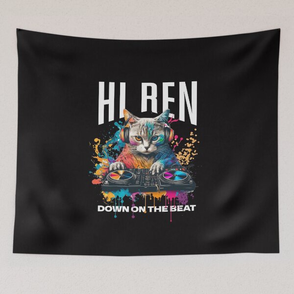 Item preview, Ren  Hi Ren Gill Down on the Beat,  I'm a Renegade Fan Merch Hi  Renagades Gill Lyrics Merch Shirt Rap Music Ren Fan Busking UK designed and sold by UTurnMerch.