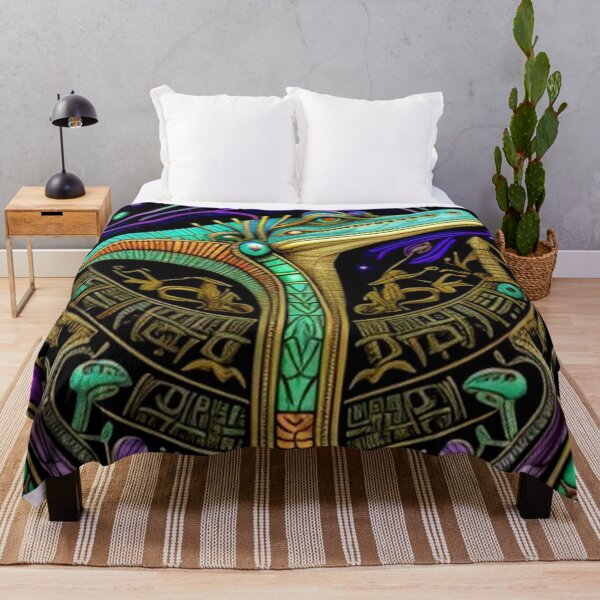 Item preview, Abstract Ancient Egyptian Crockodile Art  designed and sold by TheDarkWardrobe.