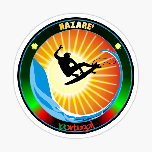 Artikel-Vorschau von Surfen am Strand von Nazaré, designt und verkauft von studioss76.