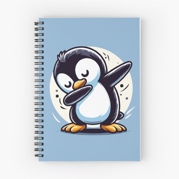 Item preview, Dabbing Penguin - Whimsical Winter Dance designed and sold by Designowner.