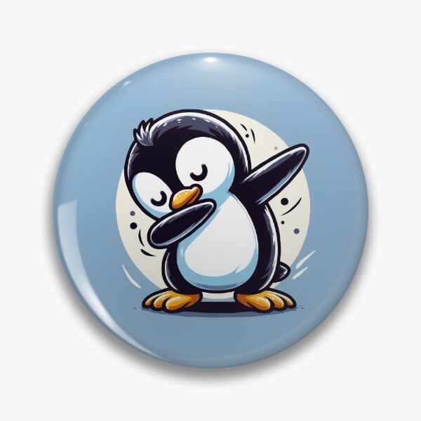 Item preview, Dabbing Penguin - Whimsical Winter Dance designed and sold by Designowner.