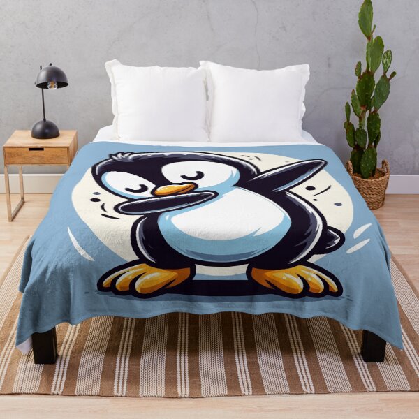 Item preview, Dabbing Penguin - Whimsical Winter Dance designed and sold by Designowner.