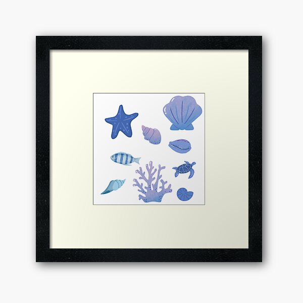 Item preview, sea life print designed and sold by RinaArtPrints.