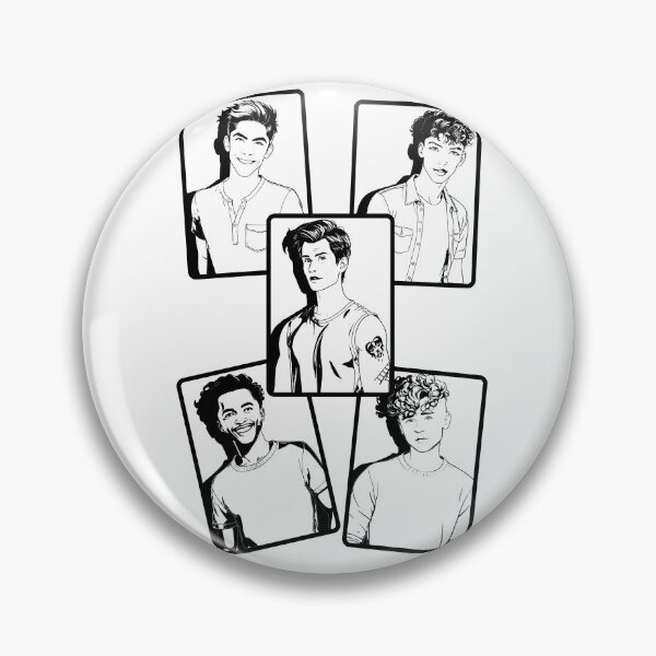 Item preview, August Moon Band Members Black and White designed and sold by baranskini.
