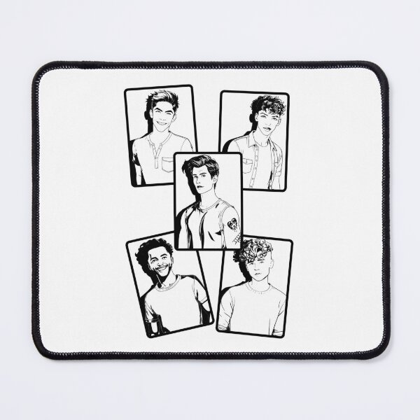 Item preview, August Moon Band Members Black and White designed and sold by baranskini.