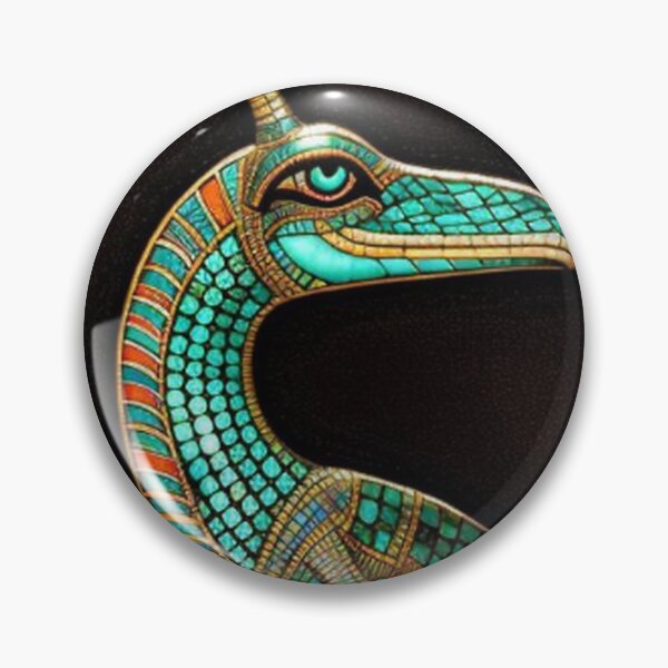 Item preview, Abstract Ancient Egyptian Crockodile Art  designed and sold by TheDarkWardrobe.