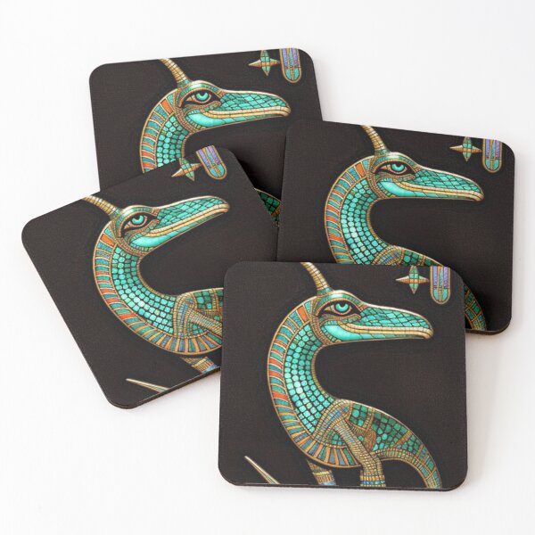 Item preview, Abstract Ancient Egyptian Crockodile Art  designed and sold by TheDarkWardrobe.