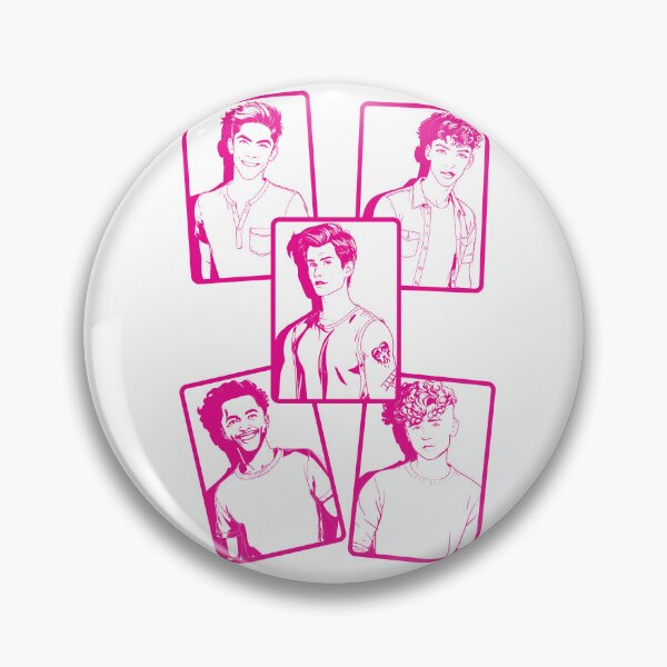 Item preview, August Moon Band Members Pink and White designed and sold by baranskini.