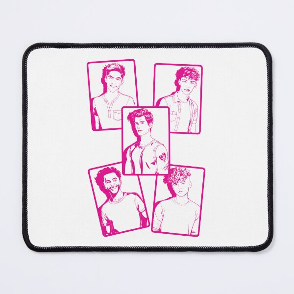 Item preview, August Moon Band Members Pink and White designed and sold by baranskini.