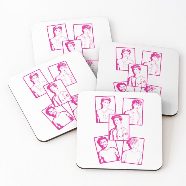 Item preview, August Moon Band Members Pink and White designed and sold by baranskini.