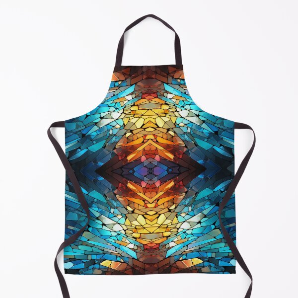 Item preview, Vidrio azul roto reorganizado designed and sold by BeHappyGoLucky.