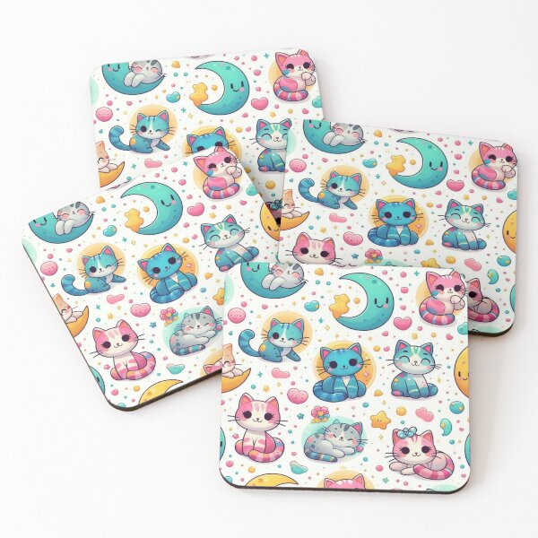 Item preview, Moonlit Kitty Delights: Whisking You Away to Dreamland! designed and sold by Aitrob.