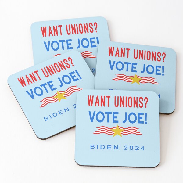Item preview,  WANT UNIONS? VOTE JOE Biden 2024 designed and sold by LoveAndDefiance.
