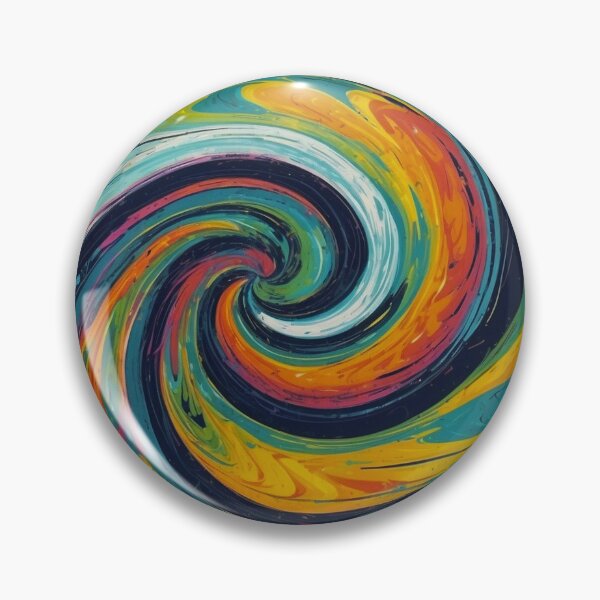 Item preview, Soothing Colors Swirl Blue Orange designed and sold by SassyArtistry.
