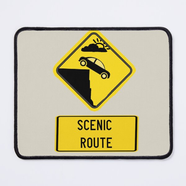 Item preview, SIGNS OF THE TIMES SCENIC ROUTE designed and sold by THE AMERICAN TEEVANGELIST.