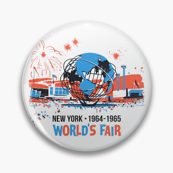 Item preview, 1964 1965 New York World's Fair Unisphere and Icons Full Color designed and sold by deadmansupplyco.