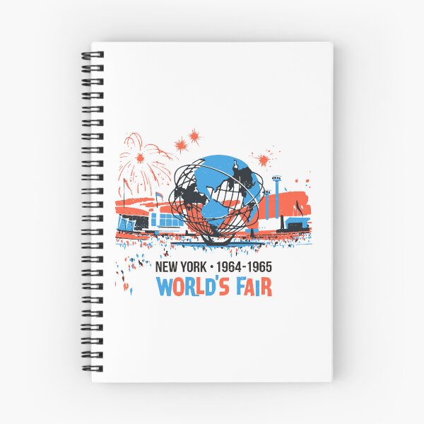Item preview, 1964 1965 New York World's Fair Unisphere and Icons Full Color designed and sold by deadmansupplyco.
