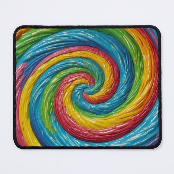 Item preview, Loli Pop Soothing Colors Fabric Texture Swirl designed and sold by SassyArtistry.