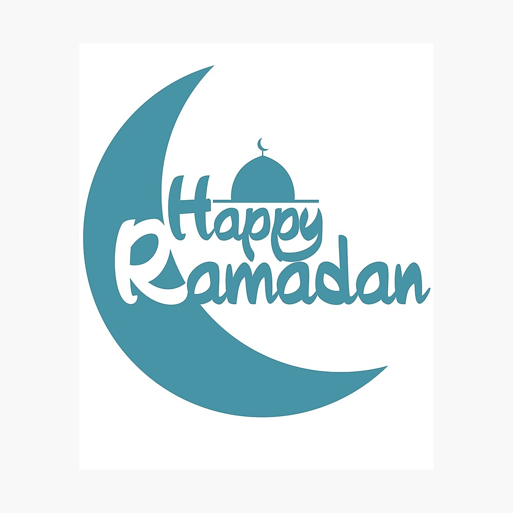 Poster Joyeux Ramadan Pour Les Musulmans Par Creativestrike Redbubble