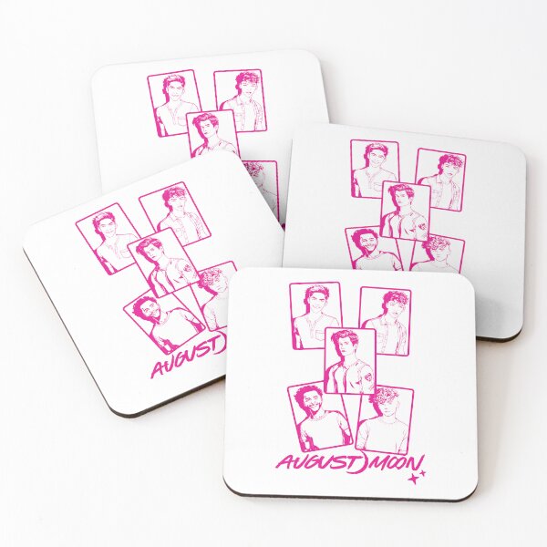 Item preview, August Moon Band Members Pink and White designed and sold by baranskini.