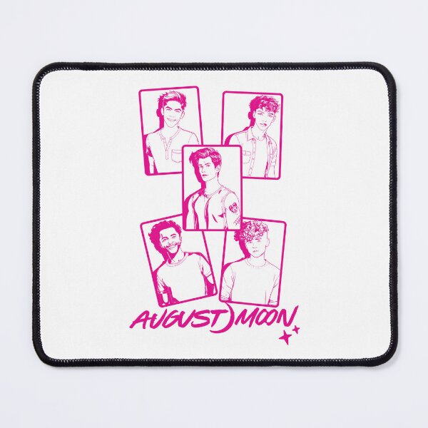 Item preview, August Moon Band Members Pink and White designed and sold by baranskini.