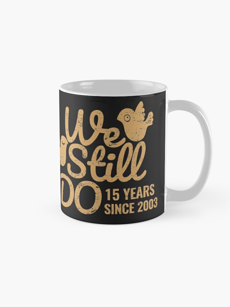 Happy Anniversary Gift - Ceramic Coffee Mug For Couple