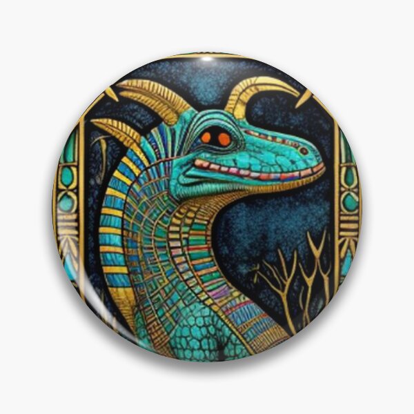 Item preview, Abstract Ancient Egyptian Crockodile Art  designed and sold by TheDarkWardrobe.