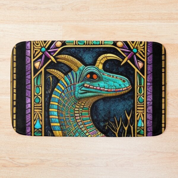 Item preview, Abstract Ancient Egyptian Crockodile Art  designed and sold by TheDarkWardrobe.