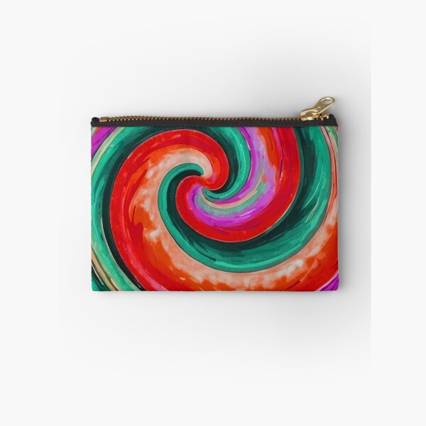 Item preview, Red and Teal Loli Pop Soothing Colors Swirl  designed and sold by SassyArtistry.