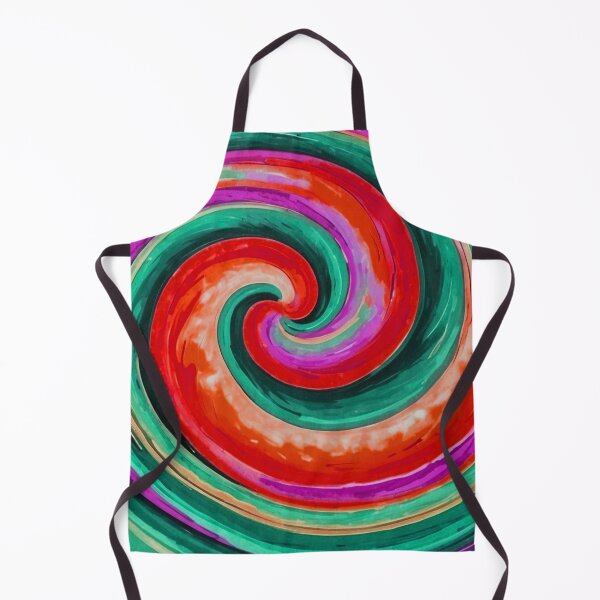 Item preview, Red and Teal Loli Pop Soothing Colors Swirl  designed and sold by SassyArtistry.