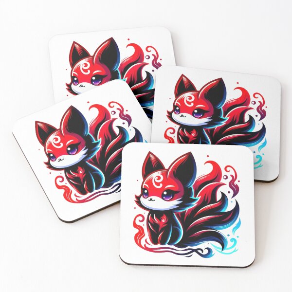 Item preview, Enchanted Flame Kitsune designed and sold by KitsyShop.