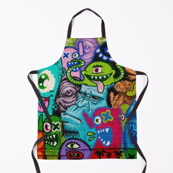 Item preview, Colorful monsters graffiti designed and sold by connie campbell.