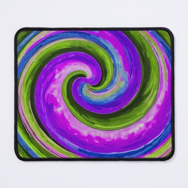 Item preview, Purple and green Loli Pop Soothing Colors Swirl designed and sold by SassyArtistry.