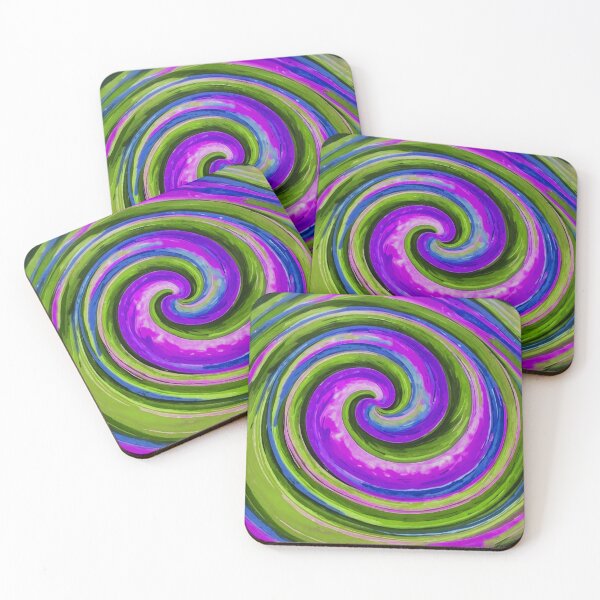 Item preview, Purple and green Loli Pop Soothing Colors Swirl  designed and sold by SassyArtistry.