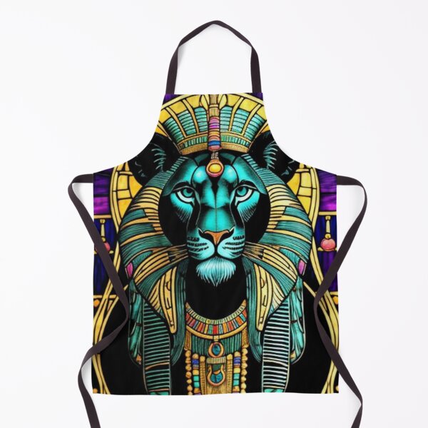 Item preview, Abstract Ancient Egyptian Lion Art designed and sold by TheDarkWardrobe.