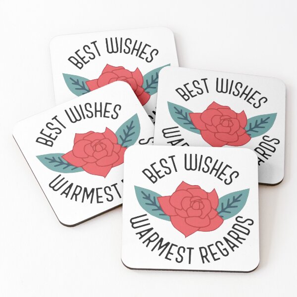 Item preview, Best wishes, warmest regards designed and sold by discocowgirl.