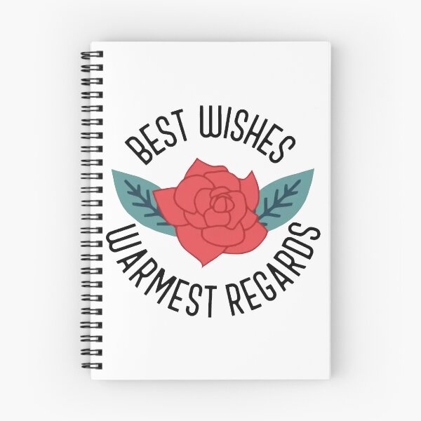 Item preview, Best wishes, warmest regards designed and sold by discocowgirl.