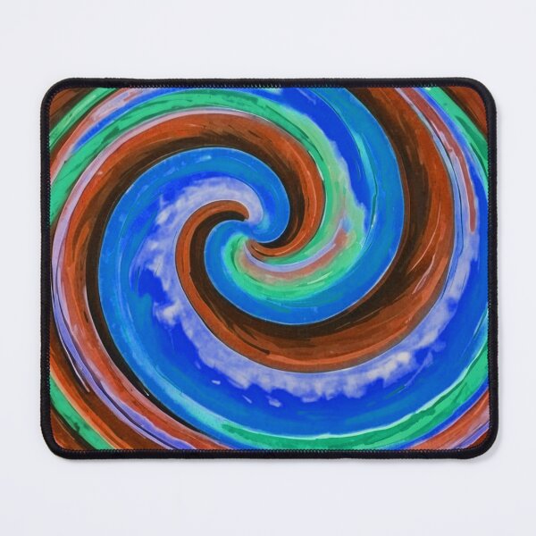 Item preview, Red and Blue Loli Pop Soothing Colors Swirl designed and sold by SassyArtistry.