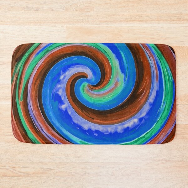 Item preview, Red and Blue Loli Pop Soothing Colors Swirl  designed and sold by SassyArtistry.