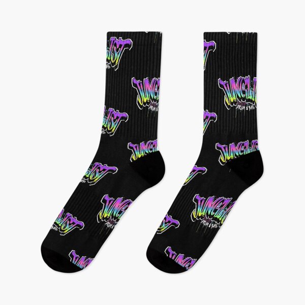 Item preview, JUNGLIST  - Graffiti Spray Paint  (white/purple/blue)  designed and sold by Discothreadz.