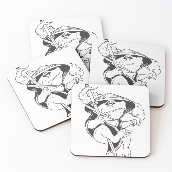 Item preview, SAMURAI FROG designed and sold by hoodrattats.