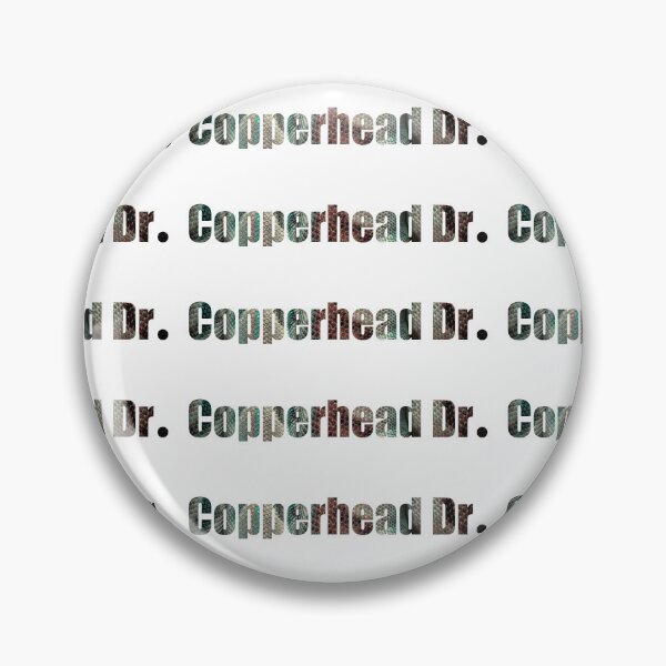 Item preview, Copperhead Drive Street Name with snake skin background designed and sold by TheMugDirectory.